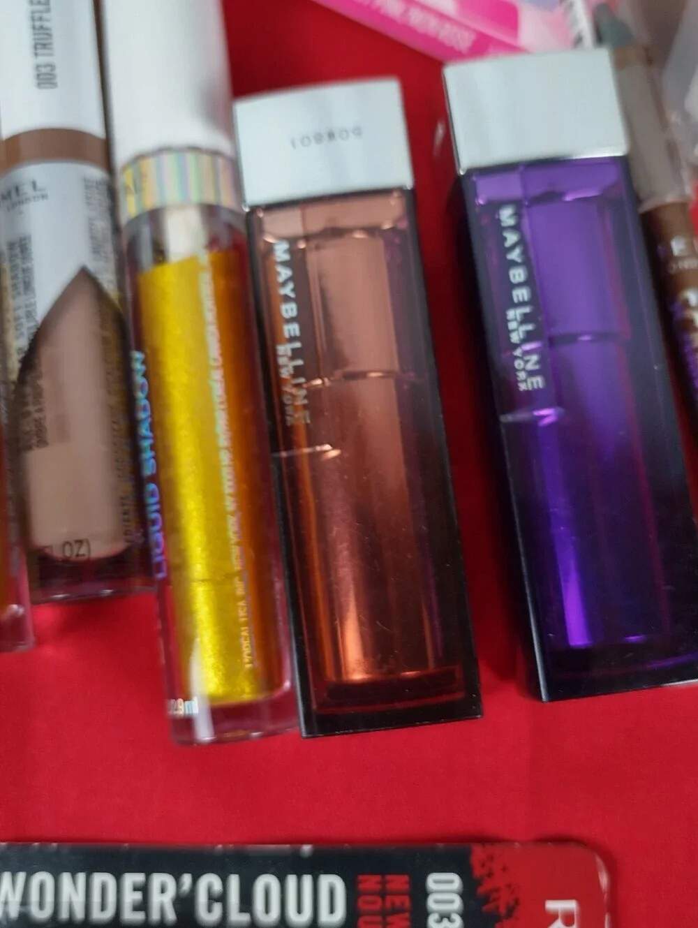 womens makeup Lot Loreal Çover Girl Maybelline Eyeliners Lip Baum Eye Shadow